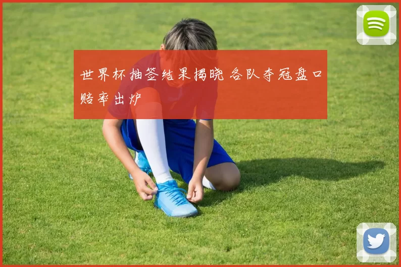 世界杯抽签结果揭晓 各队夺冠盘口赔率出炉